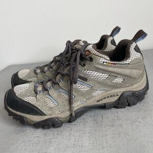 Merrell‎ Moab Ventilator Vibram Sole Trail Hiking Shoes Womens 10 M Dusty Olive